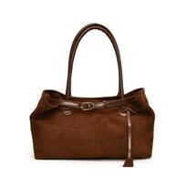Fashi Retro Suede Tote Bags,French Lazy Large capacity Wear resistant Casual Shoulder Bag, New Simple Travel Commuter Handbags