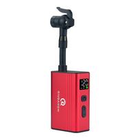 Bike Tire Electric Air Pump Portable Bicycle Inflator with Digital Screen Fast Inflation 120PSI Fits Schrader/Presta/Clik Valves E3-PRO-V5-red
