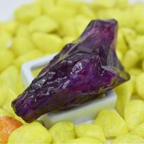Purple Sapphire 163.25 Carat Natural Uncut Raw Rough Loose Gemstone CERTIFIED 59.1 mm approx violetinė