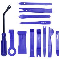 12PCS Auto Trim Removal Tool Kit No-Scratch Tool Kit for Car Audio Dash Panel Window Molding Fastener Remover Tool Kit-Black mėlyna