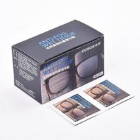 50Pcs/Box Anti-Fog Wipes for Glasses Pre-moistened Antifog Lens Wipe Individually Wrapped Disposable Defogger Eyeglass Wipes balta