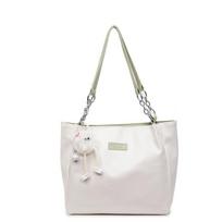 Fashi Solid PU Simple Messenger Bag for Women 2026 Hot Selling Niche Top-Handle Bags New Large Capacity Commuter Shoulder Bag žalia