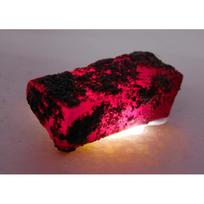 Natural Red Ruby Rough 71.56 Ct Uncut Earth Mined CERTIFIED Loose Gemstone 35.8 mm approx raudona