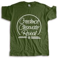 New Arrived Men T-shirt Summer CCR Creedence Clearwater Revival Rock Legend Many Color Tops Fashion Unisex Tees S įvairiaspalvis