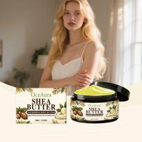 OCEAURA Shea Butter Body Lotion Moisturizing Dry Skin Smooth Daily Nourishing Cream 400ml 100g