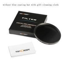 K&F CONCEPT 37-82mm ND2 to ND400 ND Lens Filter Fader Adjustable Neutral Density Variable 49mm 52mm 58mm 62mm 67mm 77mm 40 5mm