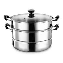 DESLON 28cm 304 Stainless Steel 2-Layer Steamer