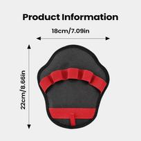Electrostatic Pet Hair Remover Glove Electrostatic Dog Cat Lint Mitt Tool Dog Hair Remover Glove For Couch Carpet Car Seat raudona