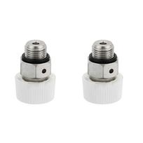 2Pcs Manual Radiator Air Vent Valve For BSP Male Thread Nickel Plated Brass For Radiator Heating Air Bleeding Use 1percent8