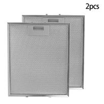 2PCS Metal 300 X 250mm Silver Filter Grease Filters For RANGEMASTER Cooker Hood Range Hood Exhaust Fan Filter Extractor Tools
