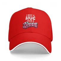 Baseball Caps I Need Hug From Baddie Funny Awesome Graphic Unisex Casual Summer Hats One Size