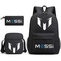 New Lionel Messi · Peripheral Printing School Bag 3-Piece Pencil Case Shoulder Bag Backpack backpack