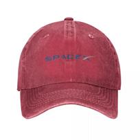 Washed Denim SpaceX Space X Logo Elon Musk Baseball Cap Summer Snapback Cowboy Hats Bone Falcon Heavy Rocket Casquette Gorras Adjustable