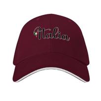 Italia With Italian Heart  I Love Italia Baseball Cap tactical cap custom Hat party Hat Christmas Hat Boy Womens
