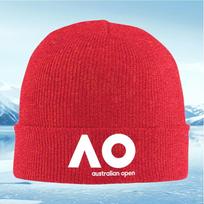 New AO letters white Australian open sports Unisex Women Unisex Knitted Hat Beanie Pullover Cap Winter Thermal Warm Christmas Outdo