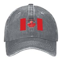 New Great Canadian Meetup  transparent flag Baseball Cap fishing hat Sunhat Golf Hat Unisexs Tennis Womens