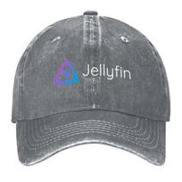 New Jellyfin Banner (White) Baseball Cap Anime Hat Trucker Cap Unique hats derby hat Boy Womens