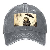 New Rainy Day Frog Baseball Cap Snap Back Hat Golf Luxury Brand sun caps Boy Child Womens