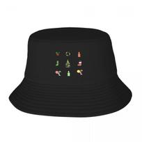 NEW Beautiful OrnaUnisexts For Christmas Eve Bucket Hat Hat Ball Cap Foam Party Hats Unisex Golf Wear Womens