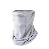 Full Face Ice Silk Mask Absorb Sweat UV Protection Veil High Elastic Sunscreen Face Cover  Summer šviesiai pilka spalva