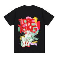 Anne-Marie T-Shirt Fashion Graphic Printing Camisetas Comfortable Cotton O-neck Tshirts Women/men Summer Short Sleeve Clothing S įvairiaspalvis