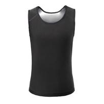 Men's Sweat Sauna Vest Slimming Body Shaper Tank Top Workout Fitness Compression Shirt for Exercise and Training XXXL sidabras