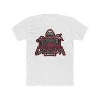 Grim Reaper Death Awaits Men's Graphic Tshirt Tee S įvairiaspalvis