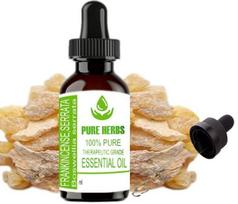 Pure Herbs Frankincense Serrata 100% Pure & Natural Essential Oil Glass UKZA 561 10ml