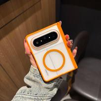 Case For Huawei Pura X Max Magnetic Dual Hinge Case Full Cover Matte Skin-feel Shockproof Dual Screen Protection Shell Huawei Pura X Max