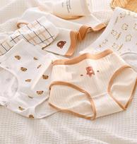 Cute Ladies Mid Waist Briefs Underwear 5 Pieces Pack Each Style One Piece Soft Cotton Blend Fabric Comfortable Fit L ruda