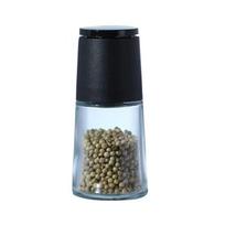 Manual Spice Grinder Adjustable Coarse and Fine Grinding Glass Body with Durable Grinding Mechanism for Kitchen Seasoning and Cooking One Size juoda