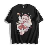 Genshin Impact Klee T-Shirt Mens Womens Tees Top - Fiery Spark Design Unisex Tee L