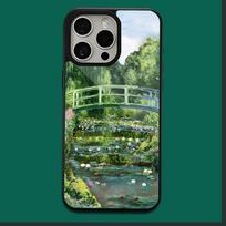 Claude Monet Menas Vandens lelijos Telefono dėklas iPhone 16,15,14,13,12,11,Plus,Pro,Max,Mini minkštas Magesafe magnetinis belaidis įkrovimas iPhone16pro