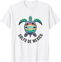 Golfo De Mexico Viva Mexico Gulf of Mexico Souvenir T-Shirt Mens Womens Tees Top M