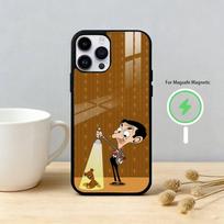 Funny Mr Bean Phone Case For iPhone 17/16/15/14/13/12/Plus/Pro/Max for Magnetic Wireless Charging iPhone14