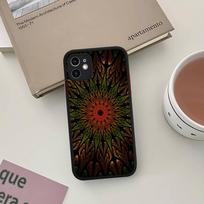 Mandala Painting For iPhone 11 12 13 14 15 16 Pro Max Plus Matte Translucent Phone Cover iphone 15pro max