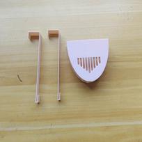 Hanging Toilets Bowl Cleaner Carrier Anti-Slip Bleach Tablet Bracket  Hotel rožinė