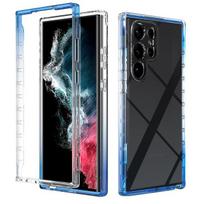 Samsung S23 Ultra Anti-Dust Soft Tpu mobiliojo telefono priedų dėklas skirtas Samsung Galaxy S23 Ultra S 23 Plus galinis dangtelis for Galaxy S23 Plus mėlyna
