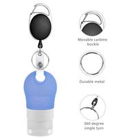 3Pcs Portable Hand Sanitizer Dispenser Travel Bottles Empty Bottles for Toiletries with Stretchable