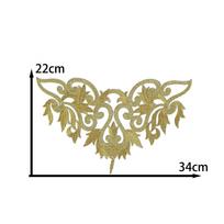 Honeysuckle Pattern Embroidery Cloth Sticker Stage Opera Ancient Costume Performance Clothing Hot Stamping Patch Diy Handmade Clothing Accessories
