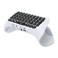 Wireless Keyboard Controller Bluetooth-compatible Controller Chat Pad Keypad Gamepad Mount with Built-in Speaker
