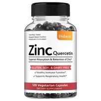 Zinc quercetin, a vegetarian antioxidant, is beneficial for skin health. 120 capsules. 120 Capsules