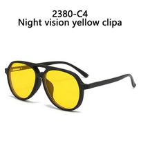 6 In1 Pilot Polarized Myopia Sunglasses Magnetic Clip Men Women Glasses Optical Prescription Classic Eyewear -0.5 to -6.0 -600(-6.0) black