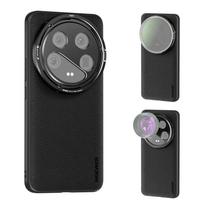 NEEWER Smartphone Case Compatible with Xiaomi 14 Ultra Protective Lens Synthetic 17mm Lens Filter Adapter Shock Scratch Wireless Charging Magnetic juoda