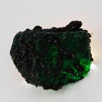 111 Ct NATURAL Green EMERALD Huge Rough Earth Mined CERTIFIED Loose Gemstone 31.3 mm žalia