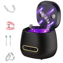 2025 Dental Ultrasonic Retainer Cleaner Machine, 45kHz Dental Cleaning Pod for Denture, Mouth Guard, Night Guard, Aligner, Braces, Toothbrush Heads, juoda