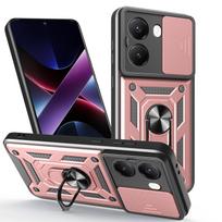 For Xiaomi Poco X7 Pro Case Poco X7 Pro Cover Poco X7 Pro Magnetic Ring Holder Armor Phone Case Slide Camera Protect Back Cover Poco x7 pro