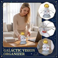 Creative Astronaut Eyeglass Holder Desktop Ornament Space Man Figure Resin Material Functional Eyewear Stand for Desk Organization one size balta