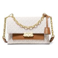 MICHAEL KORS peties rankinė Cece Kelionėms Verslui Presbiopija Spalvų derinimas Dirbtinė oda Vokelis Per petį Vidutinė Moteriška Vanilės baltumo balta