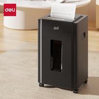 Deli 9904 Level 5 Security Commercial Paper Shredder CN plug (adapter included) juoda spalva